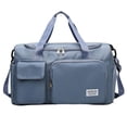 thumbnail image 1 of Bolsa de Viaje Impermeable Zulema Duffel Wet Equipaje Ligero para Yoga Gimnasio Azul, 1 of 8