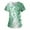 A010-Green, variant on BDPORKAS Floral Printed Nursing Scrubs Shirts for Women 2024 New Fun Medical Plus Size Scrub Tops with Pockets