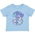 thumbnail image 3 of Inktastic 3rd Birthday Mermaid 3 Year Old Girl Girls Toddler T-Shirt, 3 of 5