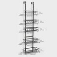 thumbnail image 3 of Over The Door Pantry Organizer, 5-Tier Heavy-Duty Metal Hanging Kitchen Spice Rack, Wall Mount-Door Organizer Narrow Pantry Door Organizers, Hanging Pantry Organizers for Home 5 Layers, 3 of 9