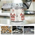 thumbnail image 6 of Yayeee Ashtray with Lid for Cigarette Smokeless Stainless Steel Home Ash Holder, Beige Christmas Santa, 6 of 7