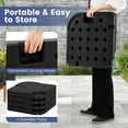 thumbnail image 6 of Costway 20'' Patio Offset Umbrella Base Stand Water Filled Base Weights Sand Plate Set Black, 6 of 10