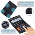 thumbnail image 4 of CATIGA CD-2775 Handheld Calculator Clear 12 Digit LCD Display Screen School Office (Black), 4 of 6