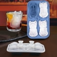 thumbnail image 3 of ZenCart Ice Cube Grid 3D Pet Dog Shape Food-grade Silicone Ice Mold Dishwasher Safe Slow Melting Cocktail Ice Mold, 3 of 8