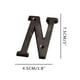 thumbnail image 2 of Creative Alloy Wrought Iron Number Letter Creative DIY House Letter, 2 of 2