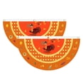 thumbnail image 2 of Thanksgiving Day Scalloped Flag Stripe Printed Yard Fence Hanging For Indoor And Outdoor Use With Canvas Header And Eyelets Diameter 70.8In, 2 of 6
