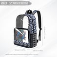 thumbnail image 7 of FKELYI Aztec Fish Print 17 Inch Clear Backpack for Boys & Girls, Kids Backpack See Through Schoolbag Spacious Bookbag Travel Bags for Elementary Student, 7 of 7