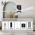 thumbnail image 6 of Matthews Fans - Irene-5HLK Five Blade Flush Mount Ceiling Fan with Integrated, 6 of 7