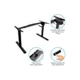 thumbnail image 6 of Mount-It! Electric Sit-Stand Desk with Tabletop, Black, Ergonomic, 6 of 6