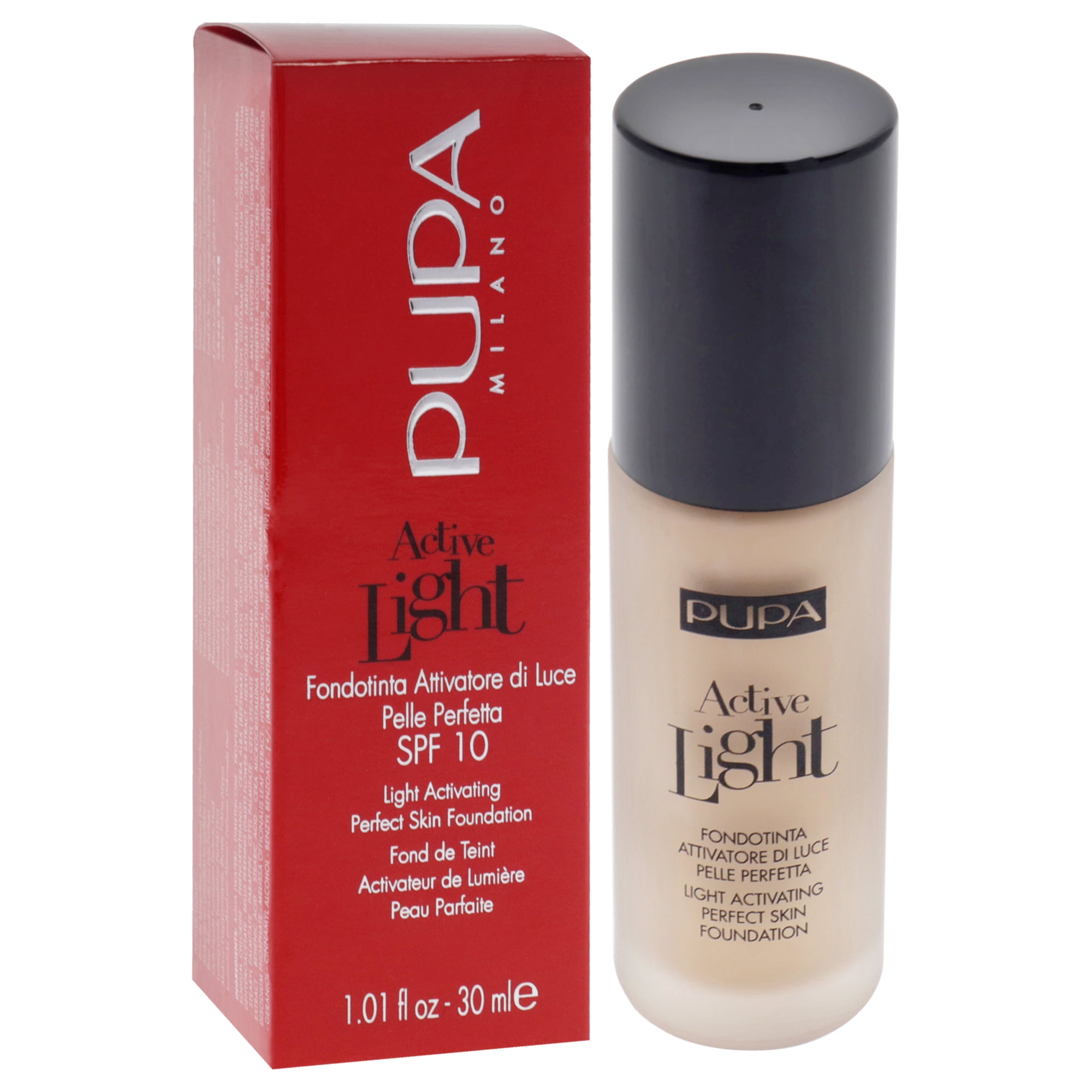 Active Light Perfect Skin Foundation SPF 10 - 003 Dark Ivory by Pupa Milano for Women - 1.01 oz Foundation