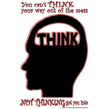 - Youth Change Poster #351 Think First Poster Designed to Help Students with ADHD, Behavior Problems