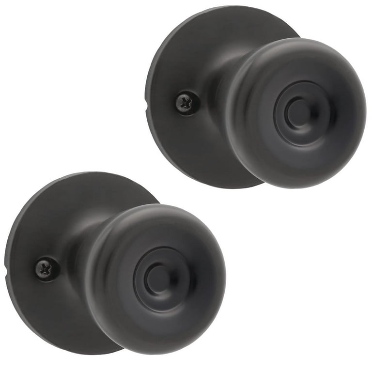 Lokhaus Passage Tulip Doorknob Matte Black Twin Size - Walmart.com