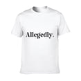 thumbnail image 2 of 1 Pce T-Shirt Graphique Drôle pour Hommes, Tissu 100 %, Col Rond, Manches Courtes, Coupe Régulière, Tenue Décontractée de Fin de Semaine, Tenue Décontractée Toutes Saisons, 180 G/m2 - Idéal pour la Saint-Valentin le Jour de l'An la Fête des Pères, 2 of 4