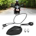 thumbnail image 1 of Pair of 8mm 10mm Universal Motorbike Scooter Motorcycle Rearview Mirror Rear View Side Mirrors Black Yellow for Cadiz Mobility Scooter Mirrors Cadiz Mobility Scooter, 1 of 8