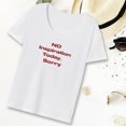 thumbnail image 1 of Camiseta para mujer Tops de verano Ropa deportiva para mujer Camisa con cuello redondo para viaje por la calle SG, 1 of 8