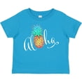 thumbnail image 3 of Inktastic Aloha- in cursive with pineapple rainbow colors Boys or Girls Toddler T-Shirt, 3 of 5
