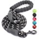 thumbnail image 1 of Dog Leash with Comfortable Padded Handle and Highly Reflective Threads for Small Medium and Large Dogs (6FT-1/2', Black), 1 of 4