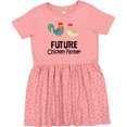 thumbnail image 3 of Inktastic Future Chicken Farmer Childs Girls Toddler Dress, 3 of 5