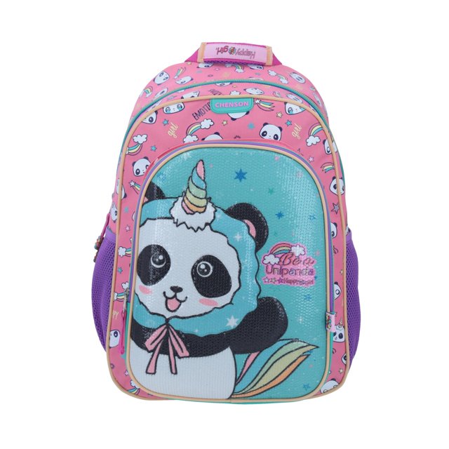 Mochila Grande Rosa Chenson Happy Girl Primaria NANYT para niña Porta tablet de hasta 10". CHENSON HG65080-P