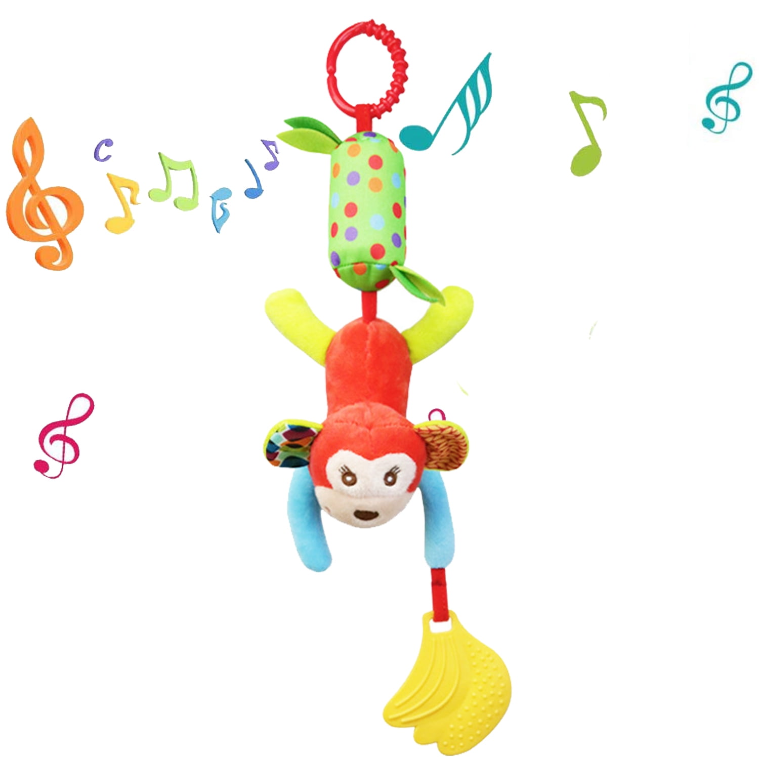 Baby Pram Pushchair Stroller Toys Set of 1 Hanging Rattles for Infant Bed Crib Attachments