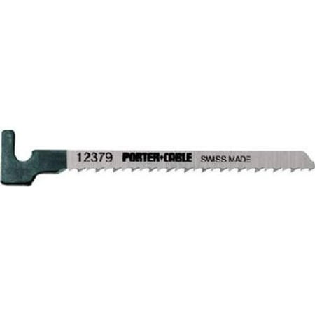 Porter-Cable 12379-5 3-1/2-Inch 10 TPI Wood Cutting Hook-Shank Bayonet Saw Blade,