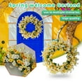 thumbnail image 1 of onlyliua Liquidación de Rebajas de Hoy Corona de Primavera, Aldaba de Flores, Día de La Madre, Día Del Timbre, 1 of 7