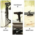 thumbnail image 3 of UPOUART Rotating Screw Quick Release Holder for Compound Bow Black Plastic Arrow Case, 3 of 8