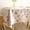B, variant on Vintage Floral Tablecloth PVC Waterproof Oilproof Kitchen Table Cover Lace Pattern Dining Table Protector Desk Cover Coffee Table Mat Washable