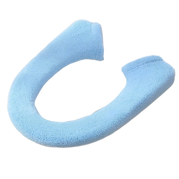 LAMIRO Bathroom Soft Toilet Seat Cover,Heat Stretchable,Washable and Easy to Install