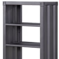 thumbnail image 4 of Industrial Style Metal Left Side Pier with 1 Compartment Gray - Saltoro Sherpi, 4 of 5