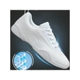 thumbnail image 6 of Tenmix Men Training Comfort Cheer Shoes Cheerleading Shoe Adult & Youth Anti-Slip White Dance Sneakers White 11.5C, 6 of 9