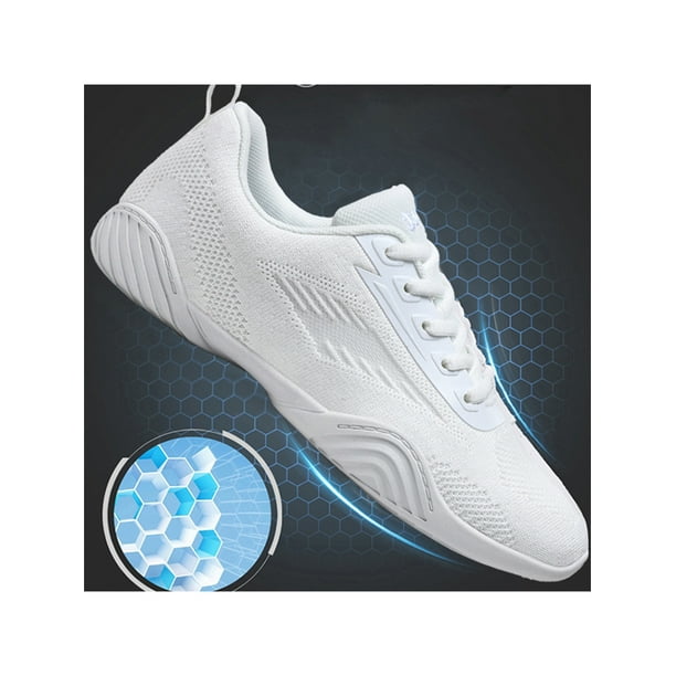 Chaussure de Cheerleading pour Femmes Fille Légères Mode Chaussures de  Pom-Pom Chaussures de Danse Gymnastique Blanc 35 : : Mode