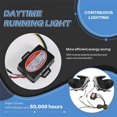 thumbnail image 5 of LED DRL Daylight Daytime Running Lights Front Fog Light Lamp for Mitsubishi Attrage Mirage G4 2012-2, 5 of 5