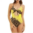 thumbnail image 1 of Birdeem Women Bikini Print Strappy Back Set Swimsuits Plus Size Bathing Suits Tankinis Swimwear, 1 of 12