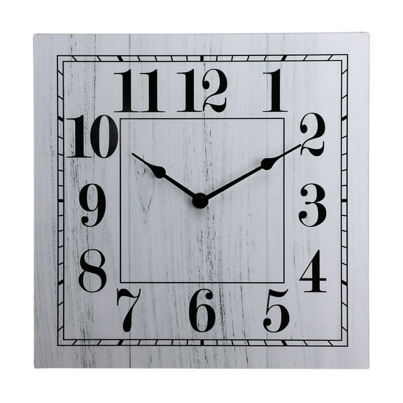 Wall Clock Battery Operated,12 inch Silent Non Ticking Modern Wall Clock for Living Room Bedroom Kitchen Office Classroom Decor