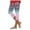Pink, variant on newwalpole Capri Leggings for Women Fall Floral Printed Plus Size Capris High Waist Knee Length Slim Fit Yoga Cropped Legging Mint Green for Size XL