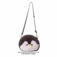 thumbnail image 3 of Jiibva Penguin Crossbody Bag Plush Shoulder Purse Small Handbag with Adjustable Strap Cartoon Animal Shoulder Bag for Women, 3 of 7