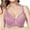 Pink, variant on Loopsun Plus Size Bras for Women, Fashion Comfortable Womens Lace Beauty Back Strap Wrap Plus Size Bra Black 85