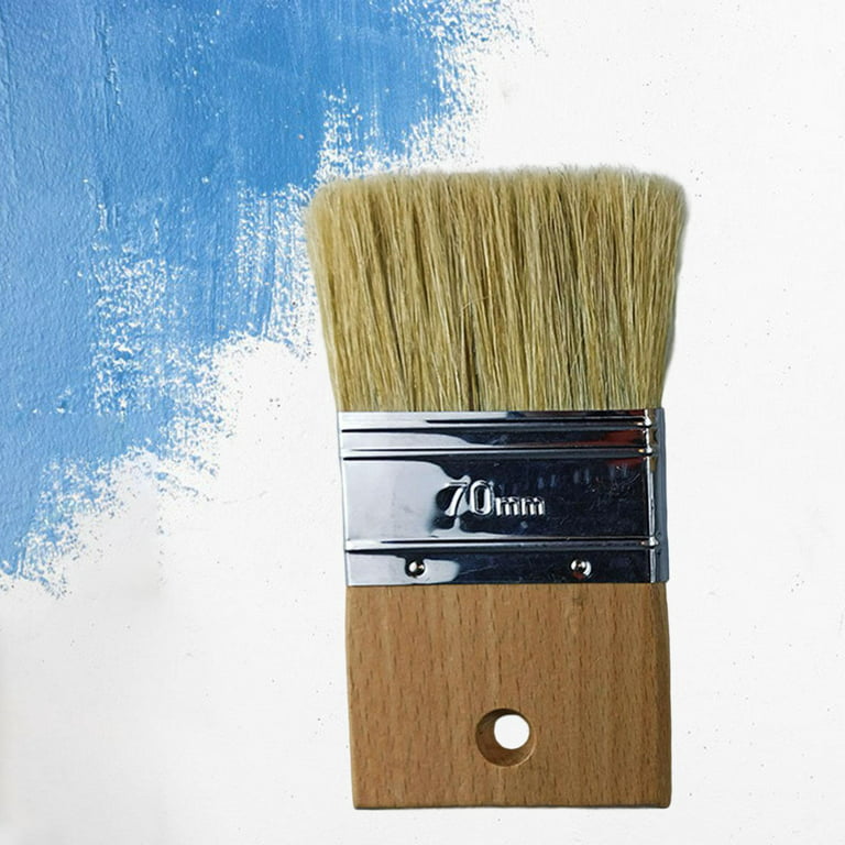 Paint Brush Large Professional Extra Wide Art Paint Brush Stain Brushes  Household Paint Brushes for Fence Furniture Wood Walls Art Supplies 3inch  5.7cm Bristles 