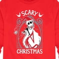 thumbnail image 3 of The Nightmare Before Christmas - Jack Scary Christmas - Toddler And Youth Long Sleeve Graphic T-Shirt, 3 of 5
