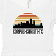 thumbnail image 4 of Inktastic Corpus Christi Texas Skyline Retro Girls Baby Dress, 4 of 5