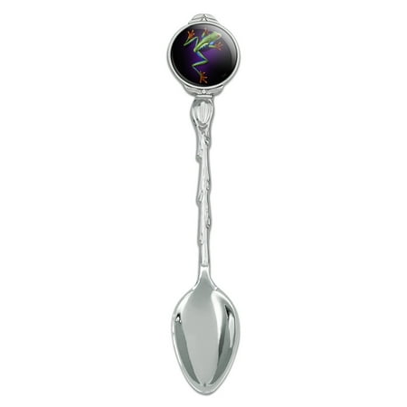 

South American Tree Frog Neon Novelty Collectible Demitasse Tea Coffee Spoon