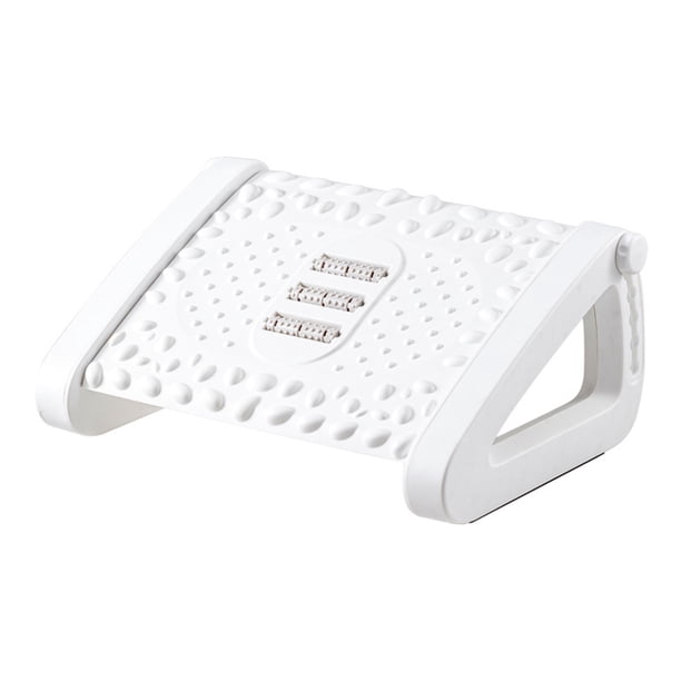 Reposapiés Ajustable Debajo Del Escritorio Reposapiés Debajo Del Escritorio Con Función Masaje (Blanco)