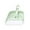 Green, variant on Kiplyki Small Brooms Home Desktop Cleaning Desk Cleaning Trash Shovel Mini Brooms
