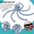 thumbnail image 2 of Octopus Dog Chew Toy Rope & Dog Squeaky Toy - Interactive Dog Toys Set Include No Stuffing Plush Squeaky Dog Toy and Tug of War Dog Rope Toy - Funny Dog Toys for Small Medium Dog, 2 of 7