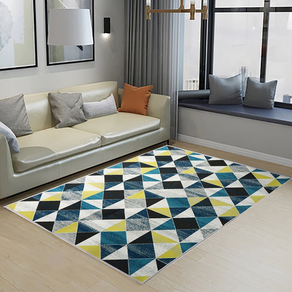 62" x 47" Washable Soft Area Rug Hallway Mat Floor Carpet AntiSlip For