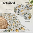 thumbnail image 3 of Farmhouse Daisy Throw Pillow Covers, Spring Vintage Country Flower Plant Soft Breathable Pillow Cases with Invisible Zipper for Sleeping, Standard Pillowcases for Couch Bed Sofa Chair 20x26 Inches, 3 of 9
