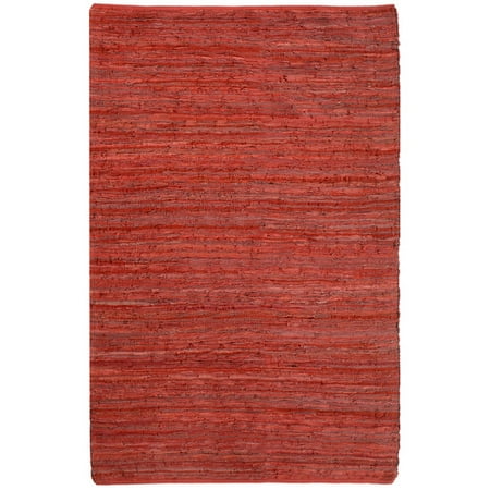 UPC 692789803196 product image for St. Croix Matador Leather Chindi Red Rug | upcitemdb.com