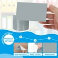 thumbnail image 3 of Uxcell Rectangular Color Coding Labels Rectangle Colored Labels Sticker Moving Stickers Label Tag Silver 5"x3", 3 of 7