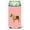 Pink Check, variant on Shetland Pony Horse Green Tall Boy Beverage Insulator Hugger